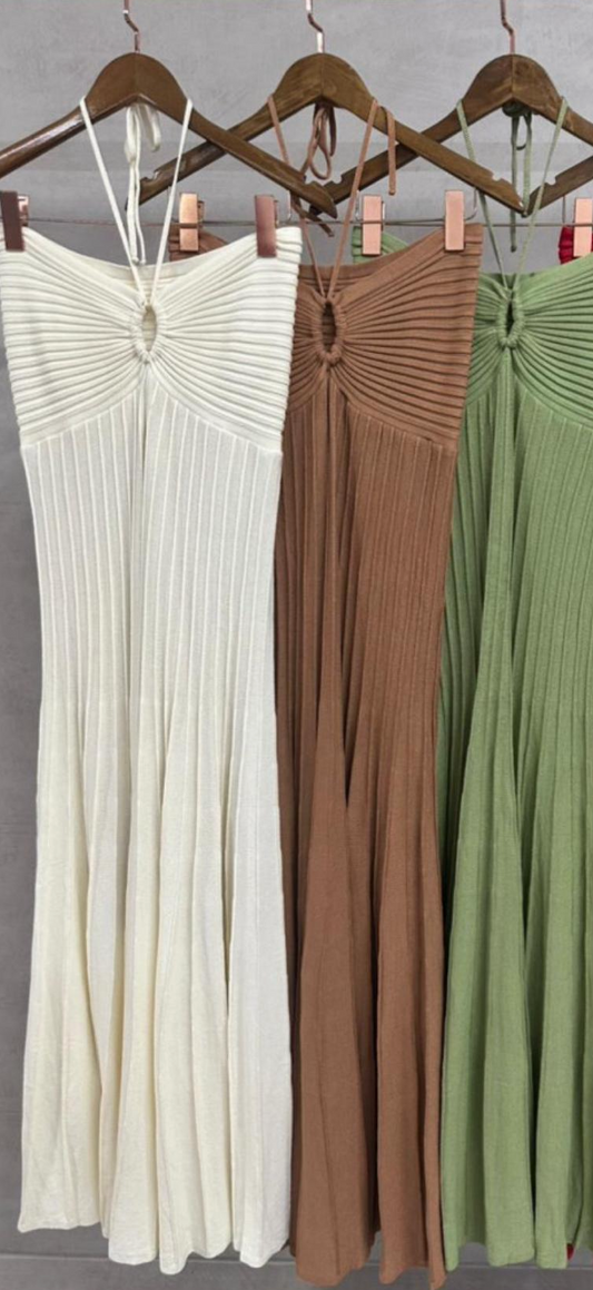 Vestido tricô
